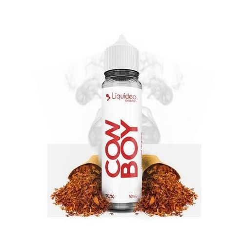 E-liquide 50ml 0mg Cowboy - Liquideo, tabac blond