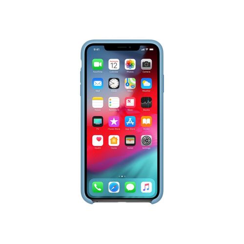 Apple - Coque De Protection Pour Téléphone Portable - Silicone - Bleuet - Pour Iphone Xs Max