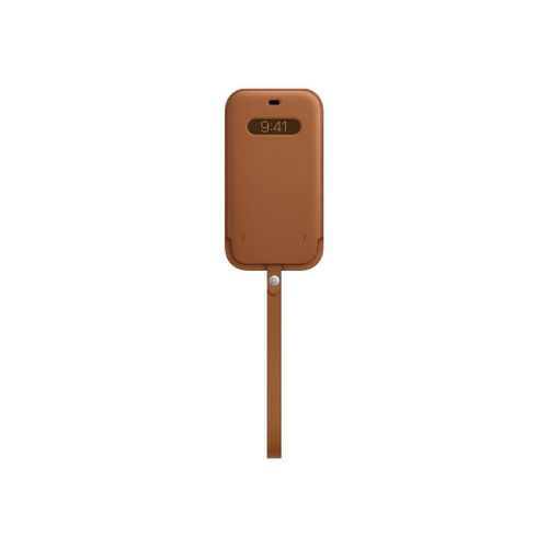 Apple - Étui Protecteur Pour Téléphone Portable - Avec Magsafe - Cuir - Marron Selle - Pour Iphone 12 Pro Max