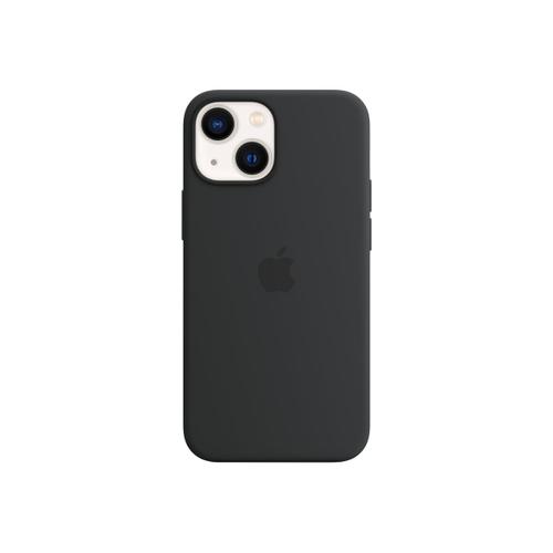 Apple - Coque De Protection Pour Téléphone Portable - Avec Magsafe - Silicone - Noir Minuit - Pour Iphone 13 Mini