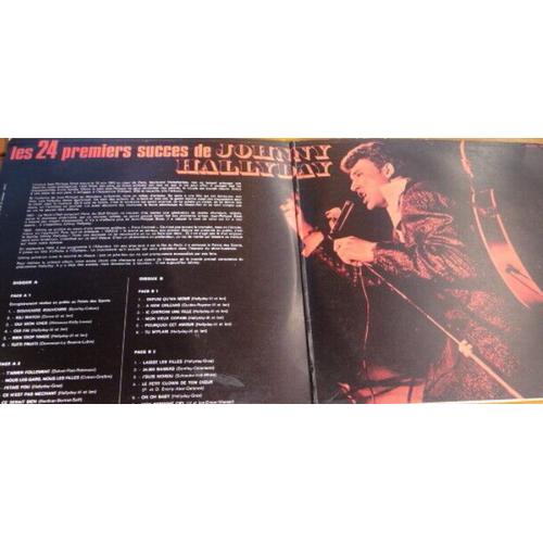 Vinyle 33 T Johnny Hallyday * Les 24 Premiers Succès De Johnny