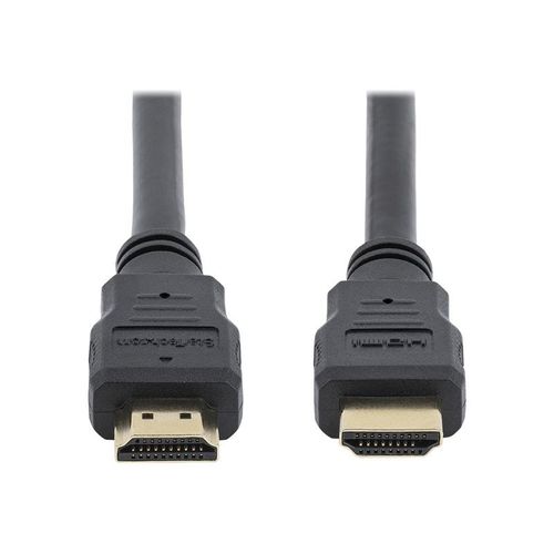 StarTech.com Câble HDMI haute vitesse Ultra HD 4K x 2K de 1m - Cordon HDMI vers HDMI - Mâle / Mâle - Noir - Plaqués or - Câble HDMI - HDMI mâle pour HDMI mâle - 1 m - blindé - noir - pour P/N:...
