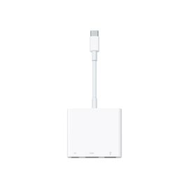 Apple Digital AV Multiport Adapter - Adaptateur vidéo - 24 pin USB-C mâle pour USB, HDMI, USB-C (alimentation uniquement) femelle - support 4K