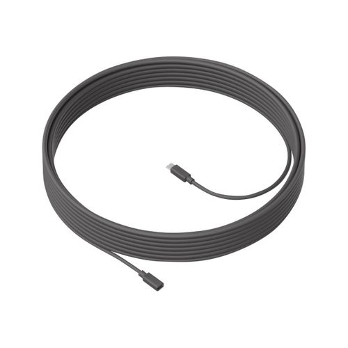 Logitech MeetUp - Rallonge de câble de microphone - 10 m - pour Logitech MICRO D'EXTENSION POUR MEETUP