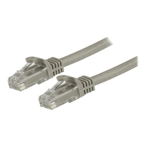 StarTech.com Cordon de raccordement UTP CAT6 (1,5 m) sans crochet - Gris - Cordon de raccordement - RJ-45 (M) pour RJ-45 (M) - 1.5 m - UTP - CAT 6 - sans crochet - gris