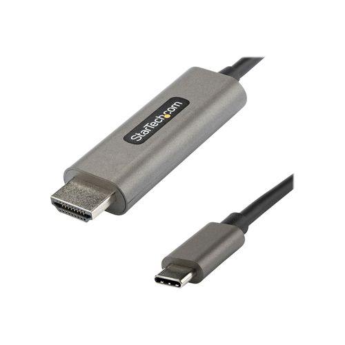 StarTech.com Câble Adaptateur Graphique USB-C vers HDMI 4K 60Hz HDR10 5m - Ultra HD USB Type-C vers HDMI 4K 2.0b - Convertisseur Graphique USB-C vers HDMI HDR - DP 1.4 Alt Mode HBR3 (CDP2HDMM5MH)...
