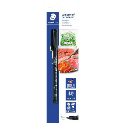 Marqueur Permanent Staedtler Lumocolor 317-9 Bk-1 Noir Résiste À Leau: Oui 1 Pc(S)