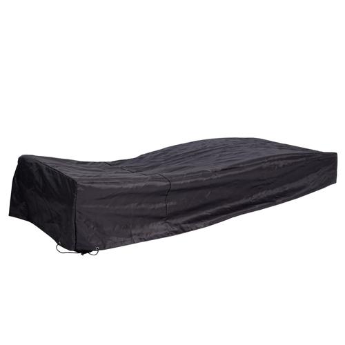 Housse De Protection Bâche Pour Chaise Longue De Jardin 40x200x85cm Anthracite 04_0002808