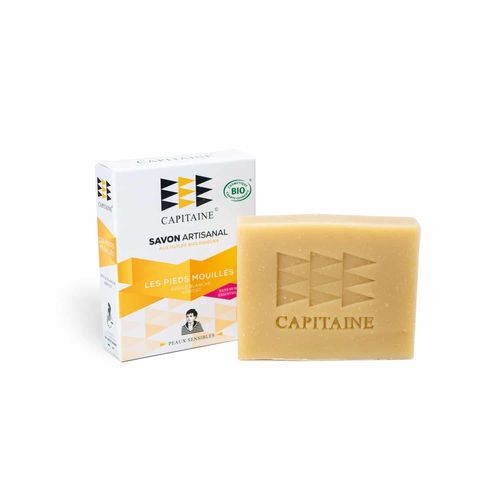 Savon Artisanal Bio Capitaine Les Pieds Mouilles 100 Grammes 