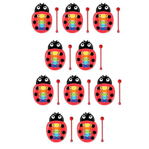 Puzzle Insecte Coccinelle Main Instrument De Percussion Éducation Précoce Musique Instrument De Musique Enfants