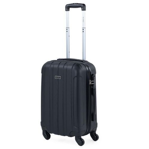 Valise Cabine De Voyage Rigide Chariot 4 Roues 55 Cm ABS Lisse. Les Bagages À Main. Résistant Et Léger Poignée 2 Cadenas. Ryanair Low Cost, 771150