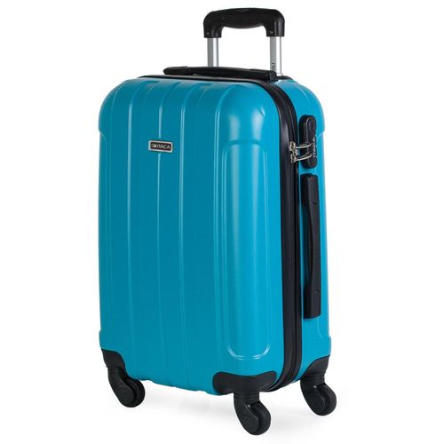 Valise Cabine De Voyage Rigide Chariot 4 Roues 55 Cm ABS Lisse. Les Bagages À Main. Résistant Et Léger Poignée 2 Cadenas. Ryanair Low Cost, 771150