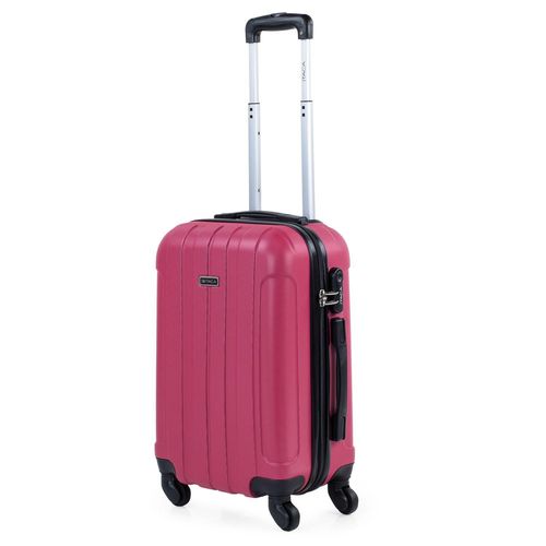 Valise Cabine De Voyage Rigide Chariot 4 Roues 55 Cm ABS Lisse. Les Bagages À Main. Résistant Et Léger Poignée 2 Cadenas. Ryanair Low Cost, 771150
