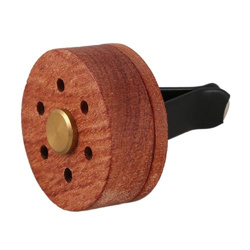 Essential Oil Diffuser For Car With Vent Clip, Wooden Stainless Steel Lava Stone Aromatherapy Diffu