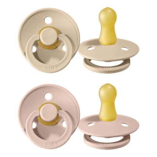 Pack De 2 Sucettes Bibs Taille 1 (0 - 6 Mois) Vanille Et Blush