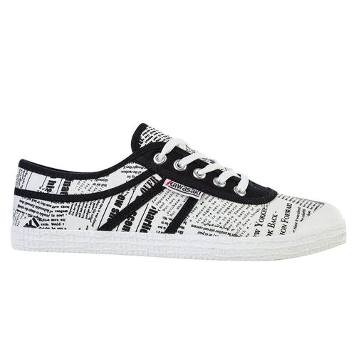 Kawasaki Footwear Kawasaki News Paper Canvas Shoe K202414 1002 T38