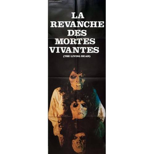 La Revanche Des Mortes Vivantes - Véritable Affiche De Cinéma Pliée - Format 60x160 Cm - De Pierre B. Reinhard Avec Kathryn Charly, Anthea Wyler, Véronique Catanzaro - 1987