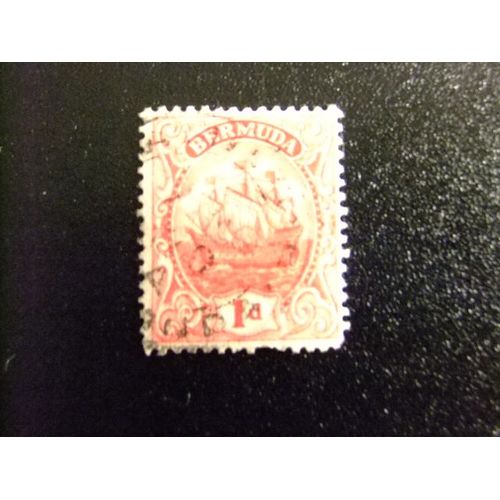 50 Bermudes 1910 / Galeon / Yvert 40 Fu