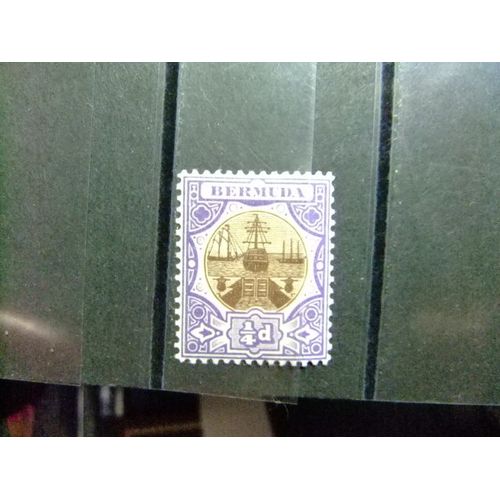 50 Bermudes 1906 / Cale Sèche / Yvert 29 Mh Fil Ca Multiple