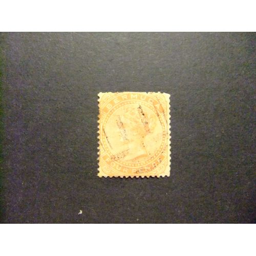 50 Bermudes Bermudes 1865 -1873 / Reine Victoria / Yvert 16 Fu Fil. Cc