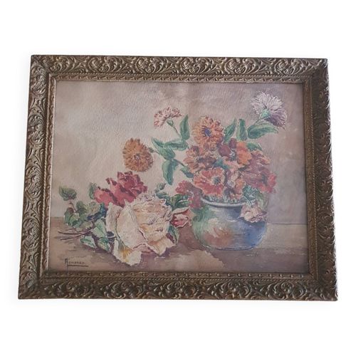 Aquarelle ALombard multicolore