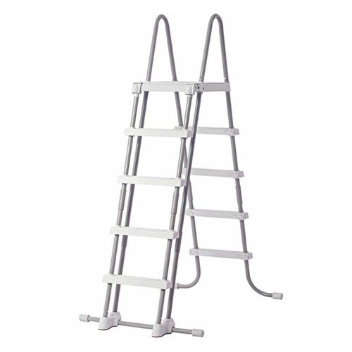 Échelle de sécurité avec plateforme et marches amovibles - hauteur 132 cm