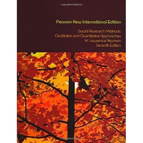 Social Research Methods: Qualitative And Quantitative Approaches