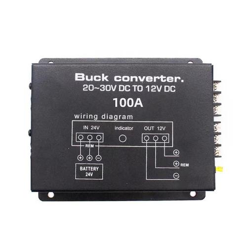 100a Dc 24v To 12v Car Power Converter Electric Converter With Temperature Control For Golf Cart Cl