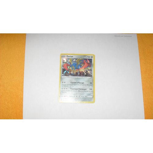 Carte Pokemon Zacian Holo Pv120...139/192