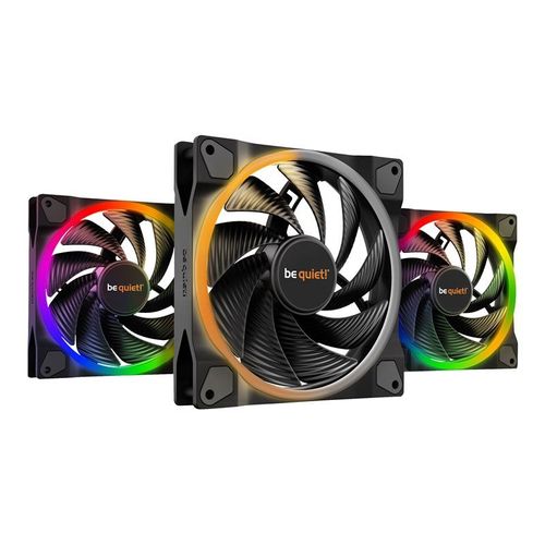 be quiet! Light Wings - Ventilateur châssis - 140 mm - noir (pack de 3)
