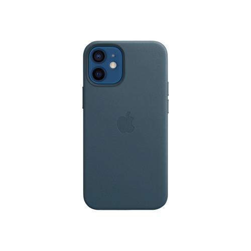 Apple - Coque De Protection Pour Téléphone Portable - Avec Magsafe - Cuir - Bleu Balte - Pour Iphone 12 Mini