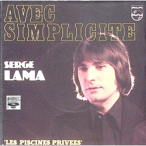 Serge Lama - Avec Simplicité - 1981