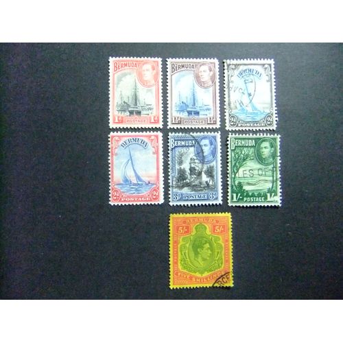 50 Bermudes 1934 / King George V Et Vues Diverses / Yvert 104 -107 +111+113+116 Fu
