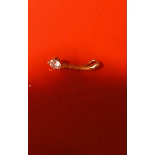 Pendentif Plaqué Or Et Zirconium