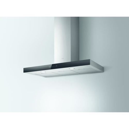Hotte Cheminée plate Turboair SEGNO BLIX/A/90 - Verre inox/noir