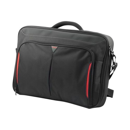 Targus Classic+ Clamshell - Sacoche pour ordinateur portable - 17" - 18" - noir, rouge