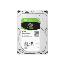 Seagate Barracuda ST4000DM004 - Disque dur - 4 To - interne - 3.5" - SATA 6Gb/s - 5400 tours/min - mémoire tampon : 256 Mo