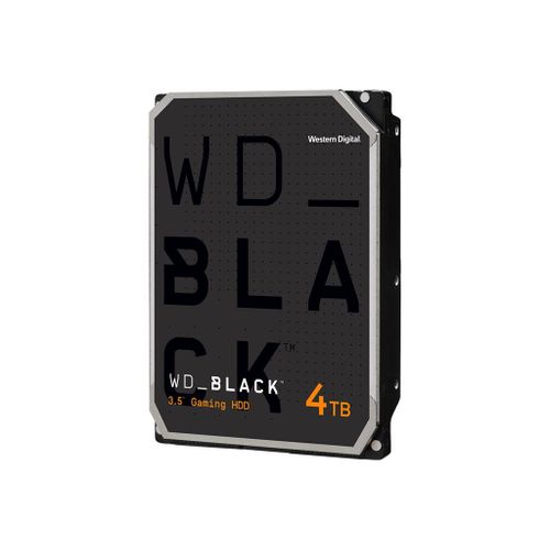 WD Black WD4005FZBX - Disque dur - 4 To - interne - 3.5" - SATA 6Gb/s - 7200 tours/min - mémoire tampon : 256 Mo