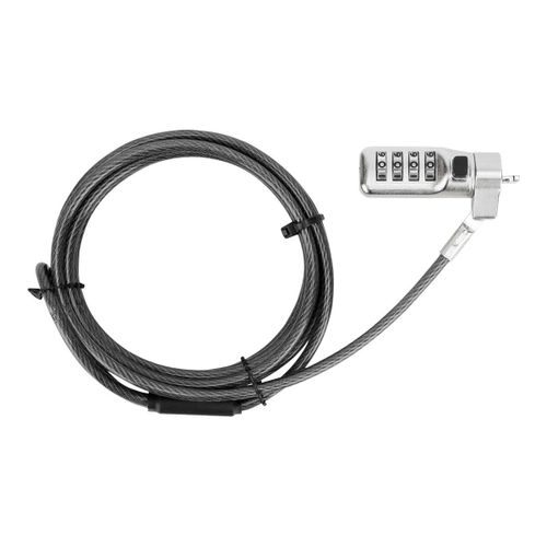 Targus DEFCON Compact Combo Cable Lock - Câble de sécurité - noir - 1.98 m