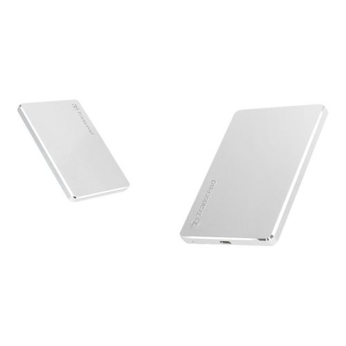 Transcend StoreJet 25C3S - Disque dur - 1 To - externe (portable) - 2.5" - USB 3.1 Gen 1 (USB-C connecteur) - argent