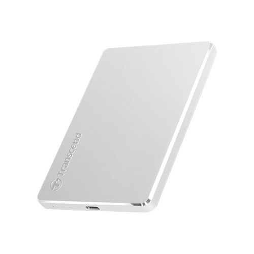 Transcend StoreJet 25C3S - Disque dur - 2 To - externe (portable) - 2.5" - USB 3.1 Gen 1 (USB-C connecteur) - argent