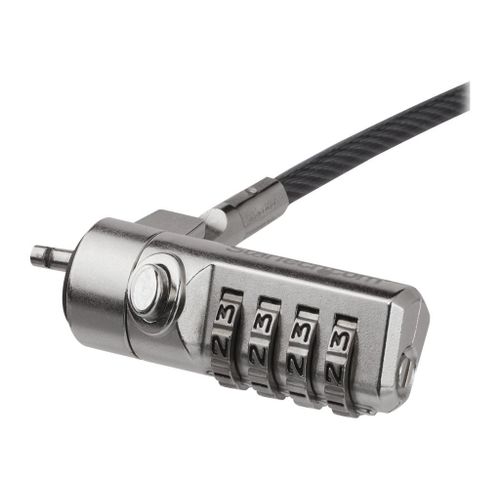 StarTech.com Câble de sécurité pour ordinateur portable avec charnière pivotante - Antivol avec code à 4 chiffres (LTLOCK4D) - Câble de sécurité - 2 m