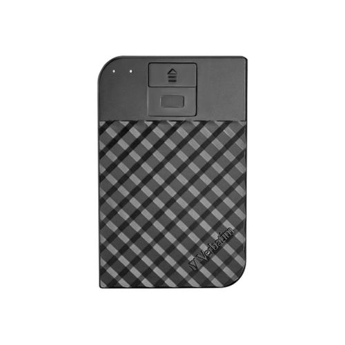 Verbatim Fingerprint Secure - Disque dur - chiffré - 1 To - externe (portable) - USB 3.1 Gen 1 (USB-C connecteur) - AES 256 bits