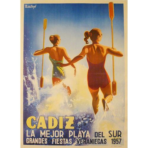 Affiche Cadix 1957