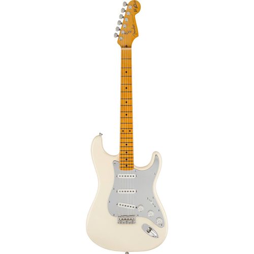 Fender Nile Rodgers Hitmaker Stratocaster Olympic White Mn Guitare Électrique Signature Avec Étui
