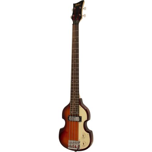 Hofner Shorty Violin Bass Ct Vintage Sunburst Basse Électrique Avec Housse