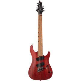 Cort Kx307ms Multi Scale Open Pore Mahogany Guitare Électrique 7 Cordes