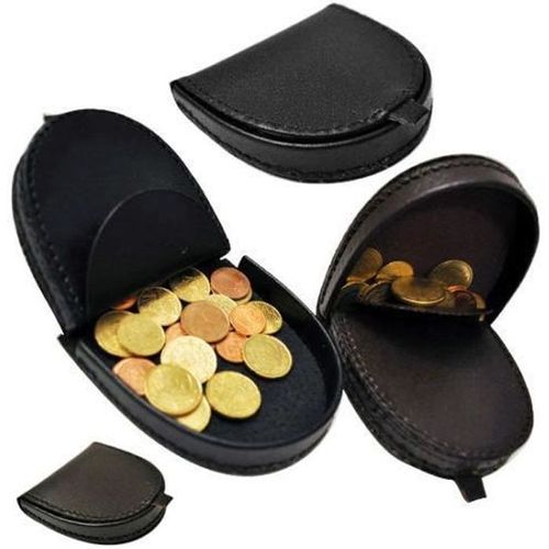 Porte-monnaie "Cuvette" en Cuir Homme Femme neuf