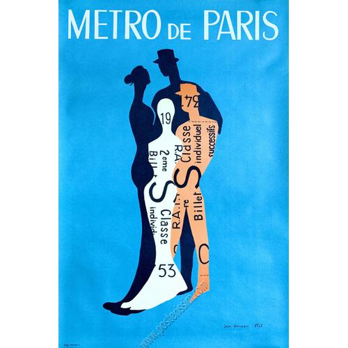 Affiche Métro Paris