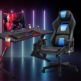 Chaise Gaming Gtplayer Fauteuil de Bureau - Bleu - Achat & prix